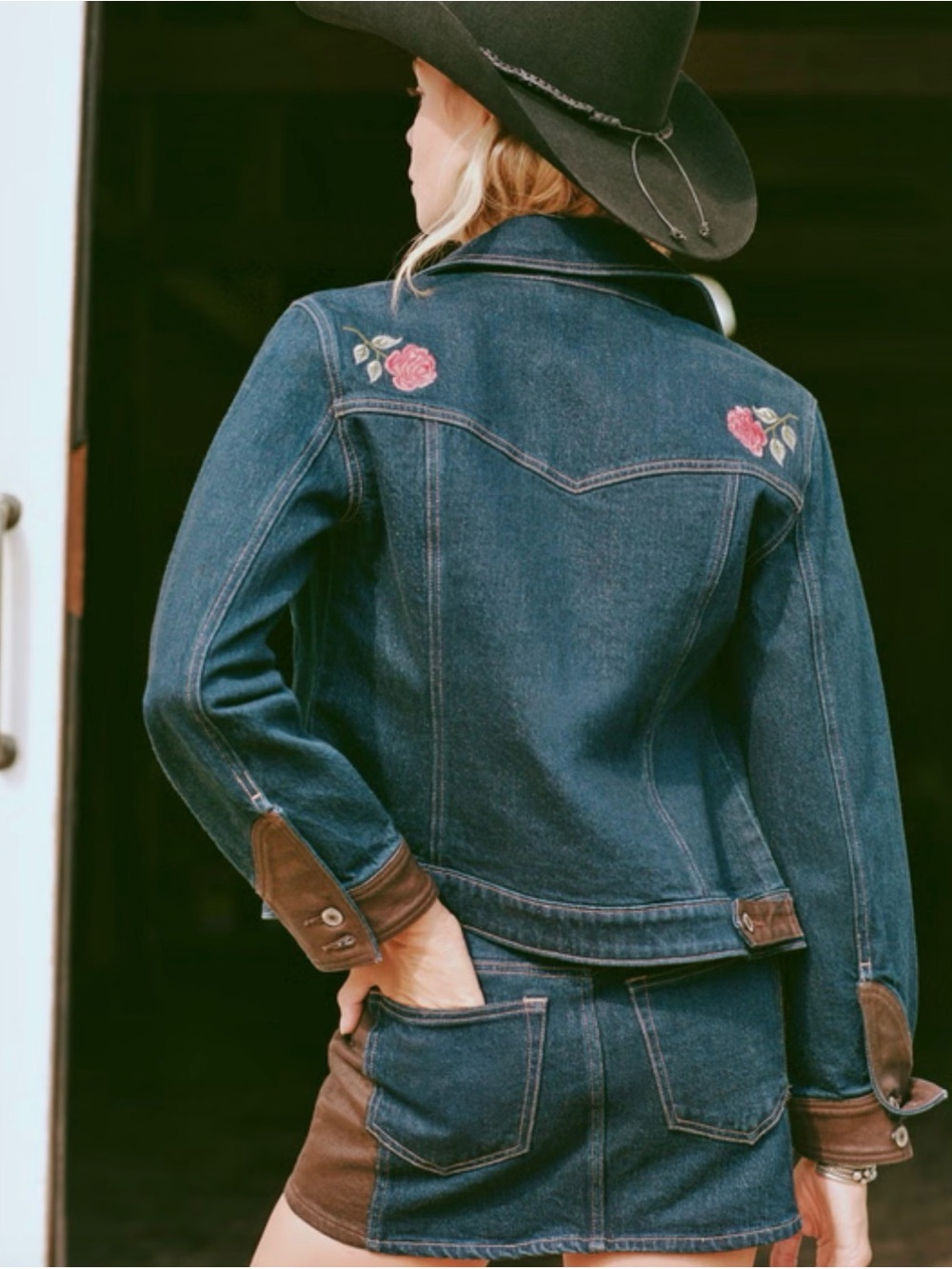 KEMO SABE ABERCROMBIE DENIM MINI SKIRT